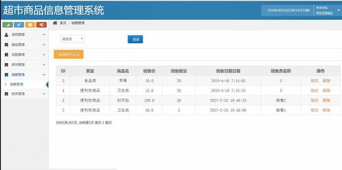 基于ssm的超市商品信息管理系統的設計與實現